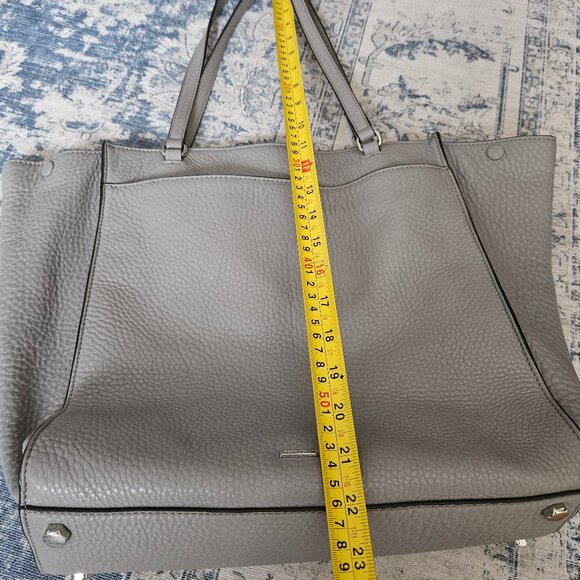 Rebecca Minkoff Grey Leather Tote Bag - Picture 8 of 10